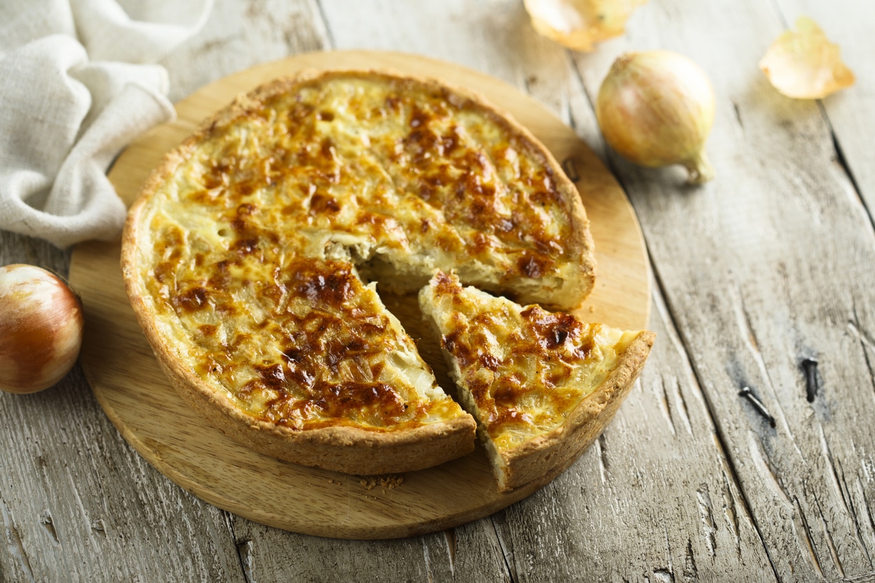 Veganer Zwiebelkuchen