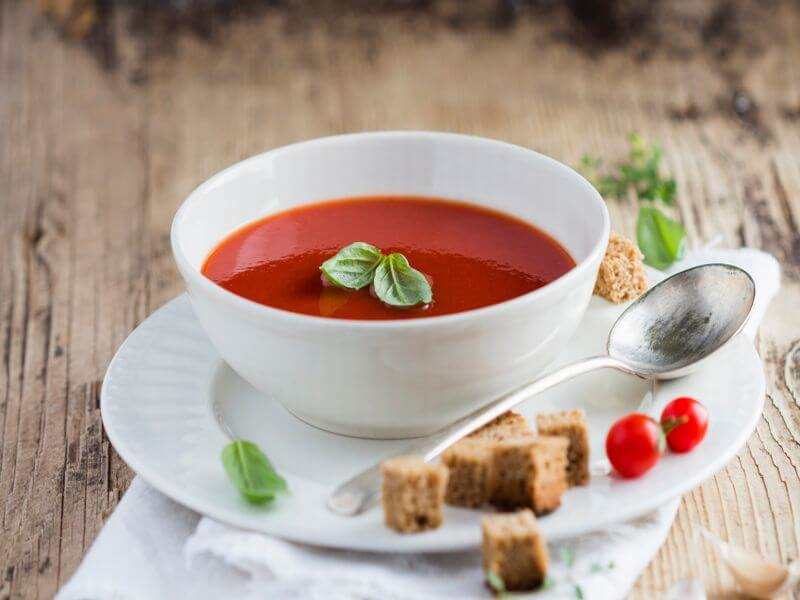 Vegane Tomatensuppe