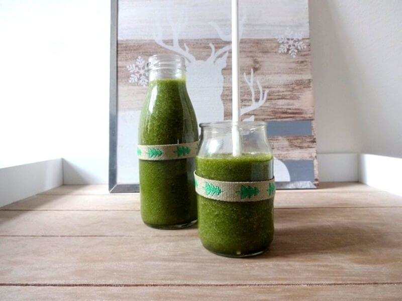 Grüner Smoothie meets Christmas