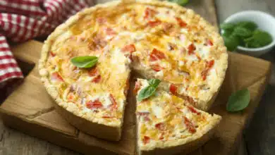 Vegane Tomaten Quiche