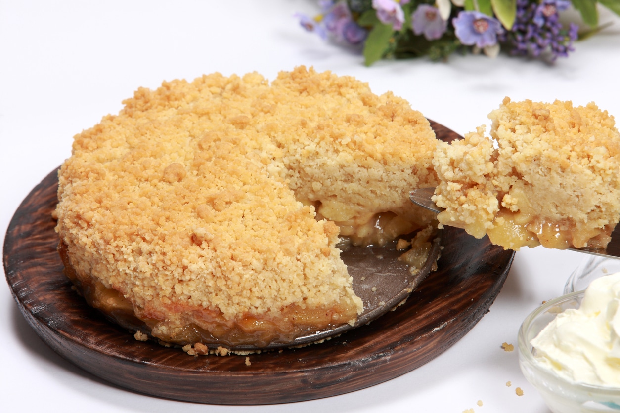 Veganer Apfel Streusel Kuchen